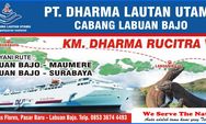 Besok 20 September 2025 KM Dharma Rucitra akan Berangkat dari Labuan Bajo ke Surabaya, Berikut Informasinya